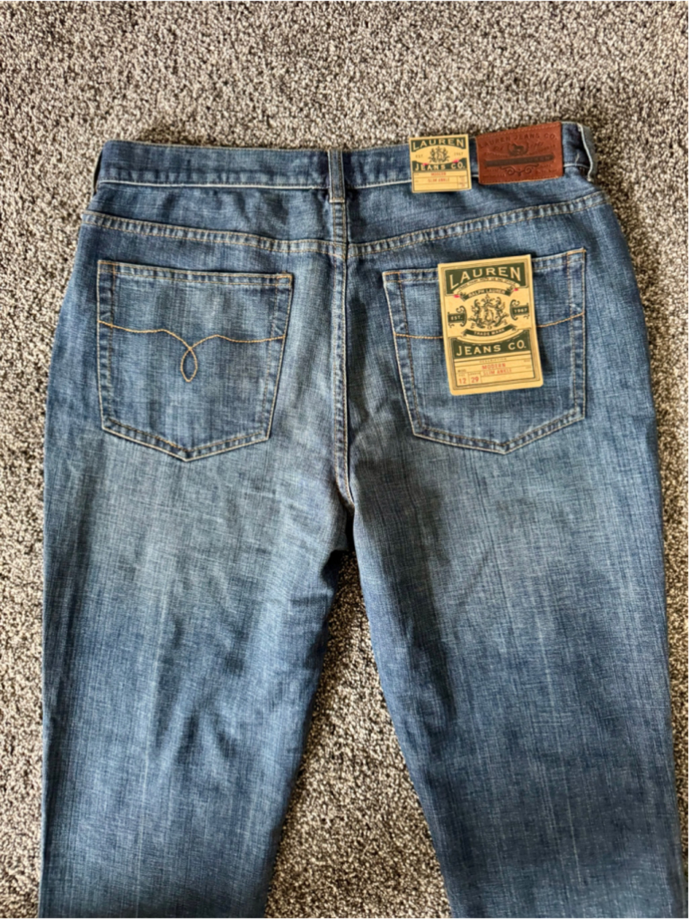 Women's Lauren Jeans Co. Ralph Lauren Laight Modern Slim Ankle Jeans SZ 12 NWT - Picture 10 of 12